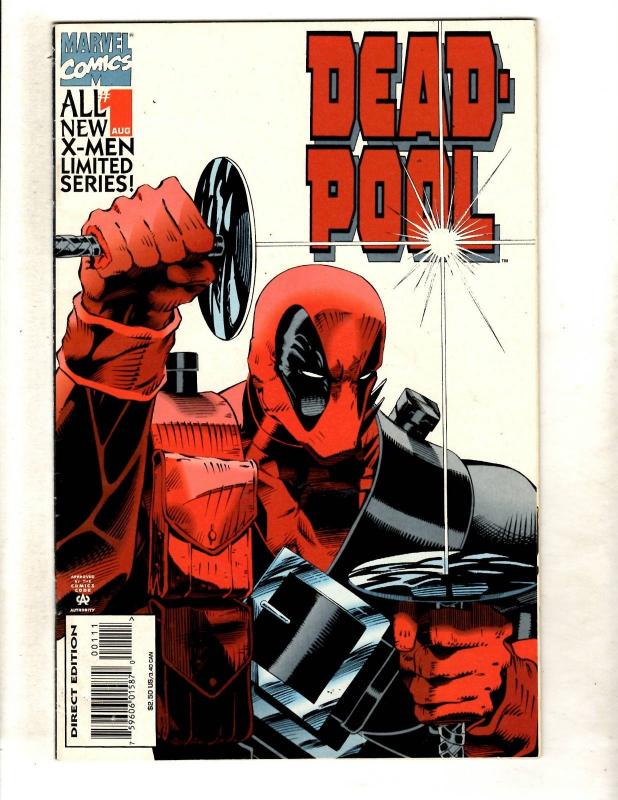 Deadpool # 1 VF Marvel Comic Book Limited Series Issue X-Men X-Force Cable CJ1