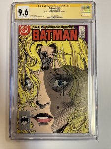 Batman (1988) # 421 (CGC 9.6 WP)  Signed Sketch (Batman) Jerry Bingham