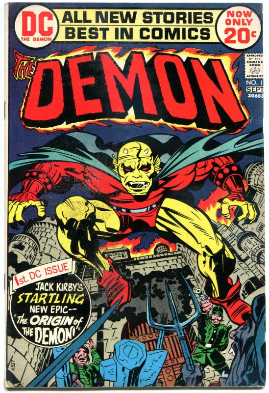 DEMON #1, FN, Jack Kirby, 4th World, 1st Etrigan, 1972, more JK in store