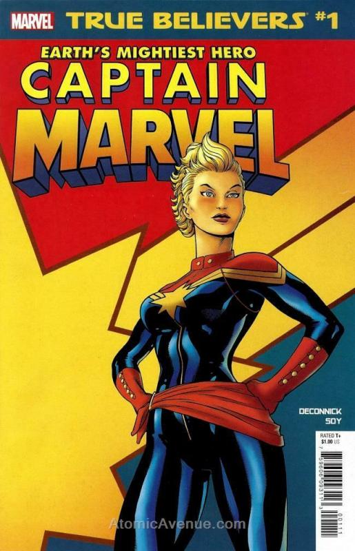 True Believers: Captain Marvel—Earths Mightiest Hero #1 VF/NM; Marvel | save on