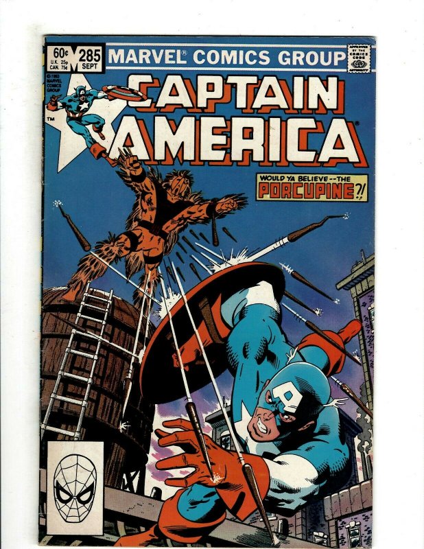 12 Captain America Marvel Comics 274 276 277 278 279 280 281 283 284 285 + NP14