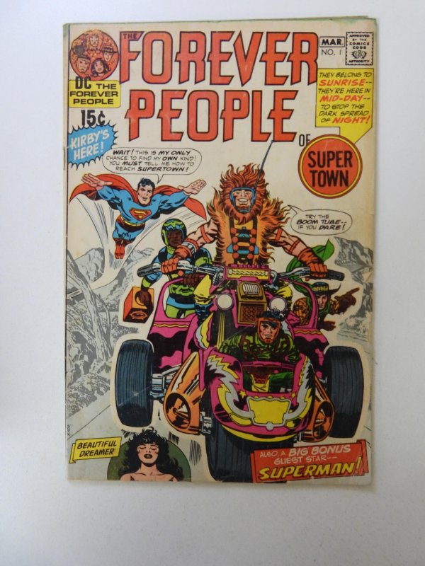 The Forever People #1 (1971) 1st full appearance of Darkseid VG condition