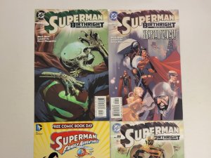 4 Superman DC Comic Books #9 10 11 1 FCBD Birthright 85 TJ19