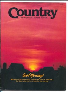 MAG: Country #1 1988-Premeire Collector's Edition-1st issue-covered bridges-c...