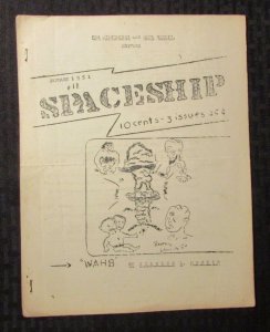 1951 SPACESHIP Fanzine #11 VG 16pgs Robert Silverberg - Atlantis Myth