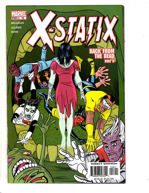 Lot Of 10 X-Statix Marvel Comic Books # 11 12 13 14 15 16 17 18 19 20 X-Men CR53