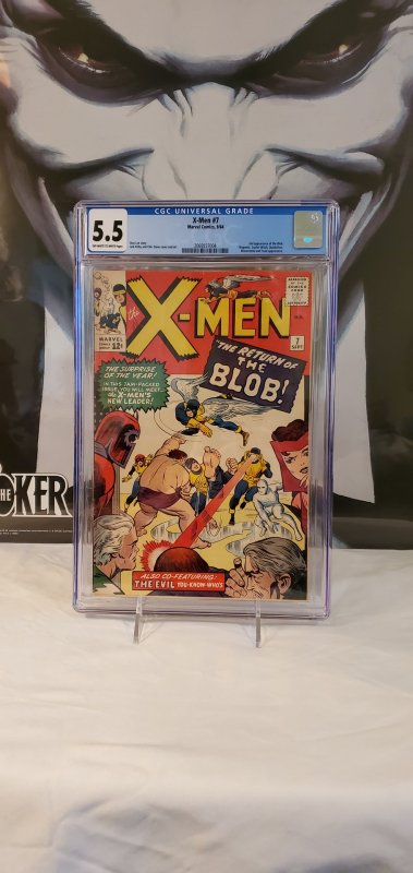 X-Men #7 - CGC 5.5 - 2nd Appearance of The Blob