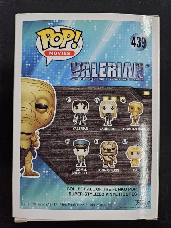 Funko Pop! Doghan Daguis #439 Valerian, LE Chase