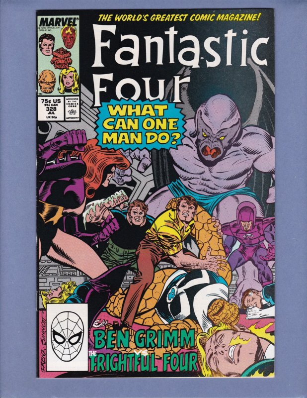 Fantastic Four #328 VF Frightful Four Marvel 1989