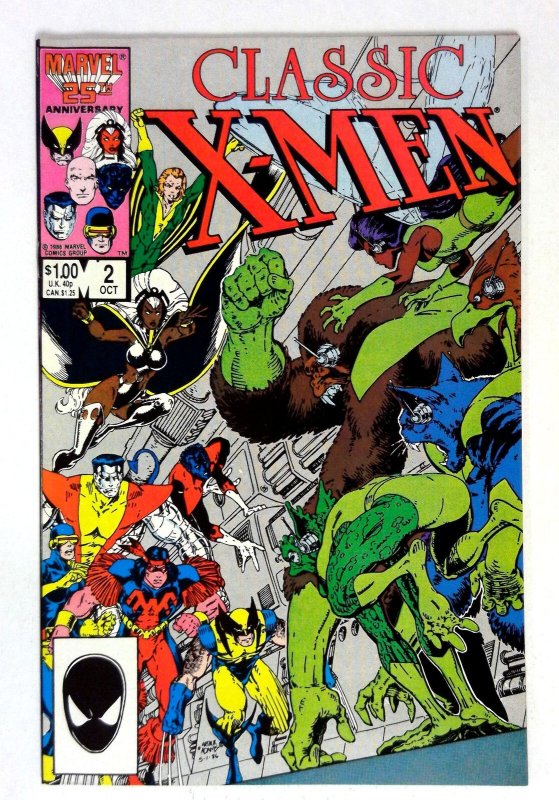 Classic X-Men #2 (1986) Storm Nightcrawler Wolverine Marvel VF/NM