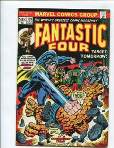 FANTASTIC FOUR #139 (6.5) MIRACLE MAN!! TARGET: TOMORROW!! 1973