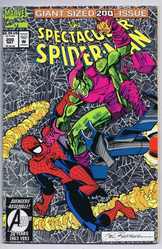 Spectacular Spider-Man #200 ORIGINAL Vintage 1993 Marvel Comics Foil Cover