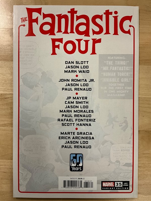 Fantastic Four #35 Kirby Cover (2021)