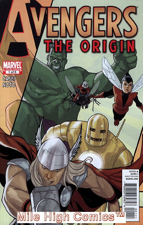 AVENGERS: ORIGIN (THE ORIGIN) (2010 Series) #1 Near Mint Comics Book