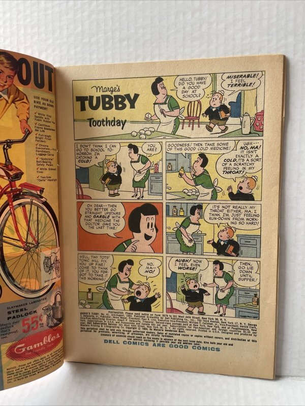 Marge’s Tubby #41 CENTERFOLD DETACHED Dell