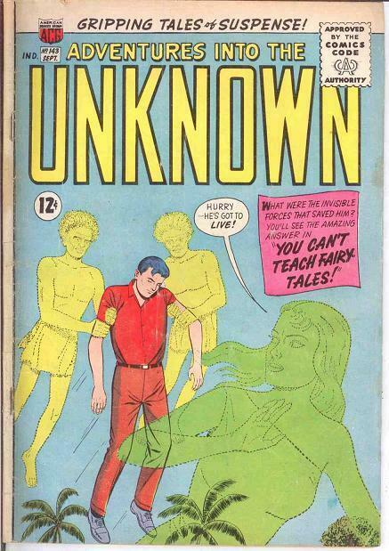 ADVENTURES INTO THE UNKNOWN 143 GOOD COMICS BOOK