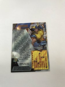 WOLVERINE #125 card : Marvel Metal 1995 Fleer Chromium; NM/M X-men, base