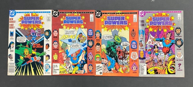 Super Powers Lot (1984) (1985) (1986) Three Complete Sets 15 VF- (7.5) Books