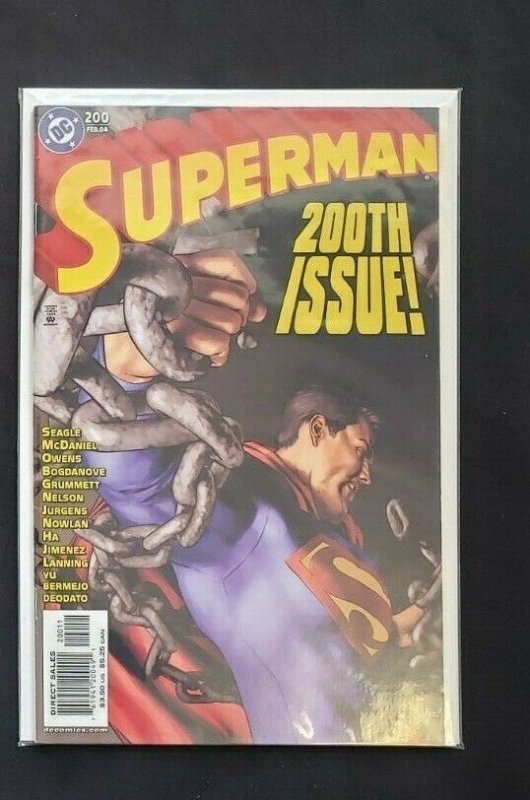 SUPERMAN 3PC (VF) JIM LEE, 200TH ISSUE, TIME AND TIME AGAIN 1991-2004