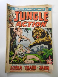 Jungle Action #1 (1972) GD/VG Condition moisture stain