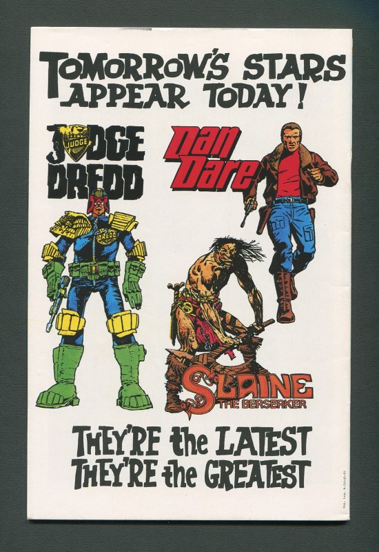 Judge Dredd #9  /  8.5 VFN+  /  August 1987