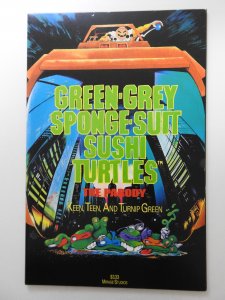 Green-Grey Sponge-Suit Sushi Turtles Spoof Signed and Remark Eastman/Laird+ NM-!