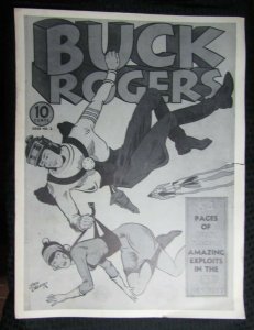 1970's BUCK ROGERS #2 16x21.5 Poster GD+ 2.5 Dick Chalkins
