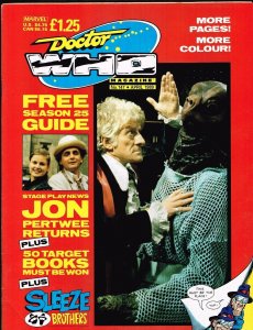 1989 Doctor Who #147 ~~ Marvel Magazine Dr. Who / Sleeze Brothers ~ WH