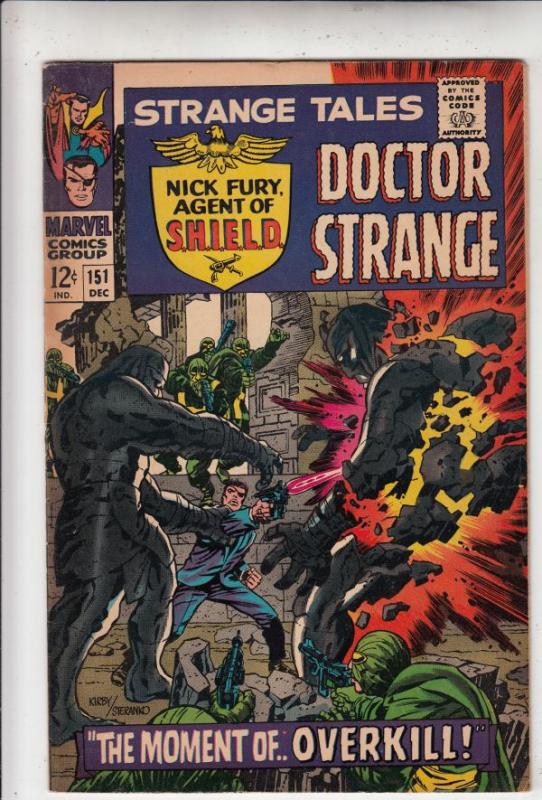 Strange Tales #151 (Dec-66) FN+ Mid-High-Grade Nick Fury, Dr. Strange