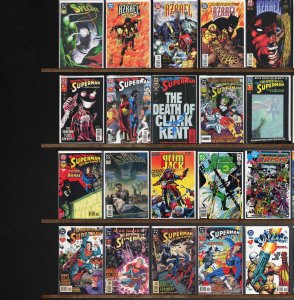Huge Lot 140+ Comics with Adventures Of Superman, Action Comics & More!