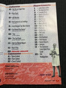 1995 OVERSTREET'S FAN Magazine #4 VG+ 4.5 NO INSERTS Isaac Asimov's I-Bots