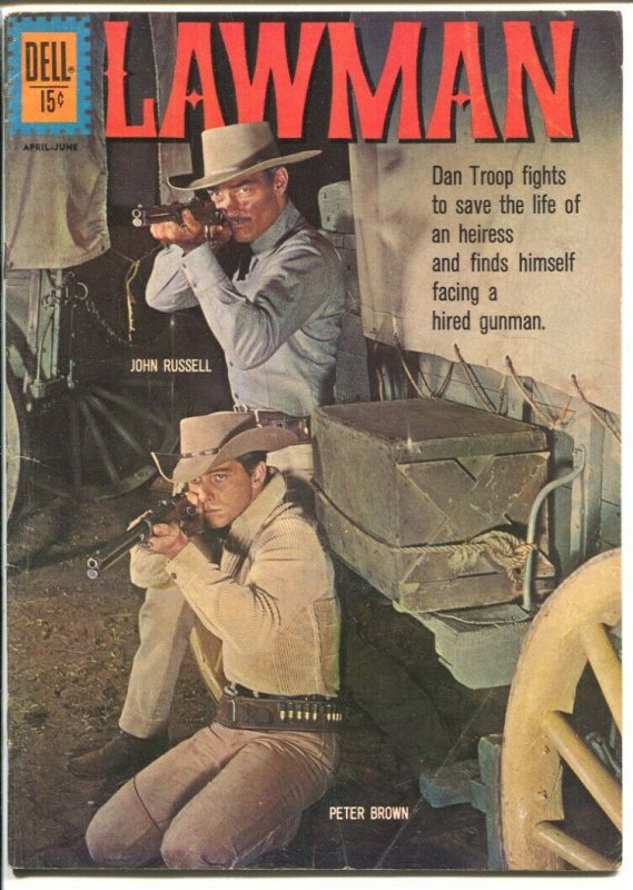 Lawman #11 1962-Dell Peter Brown & John Russell-TV series photo cover-VG