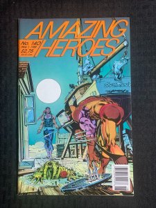 1988 AMAZING HEROES Magazine #140 FN 6.0 Marvel Comics Presents / Wolverine