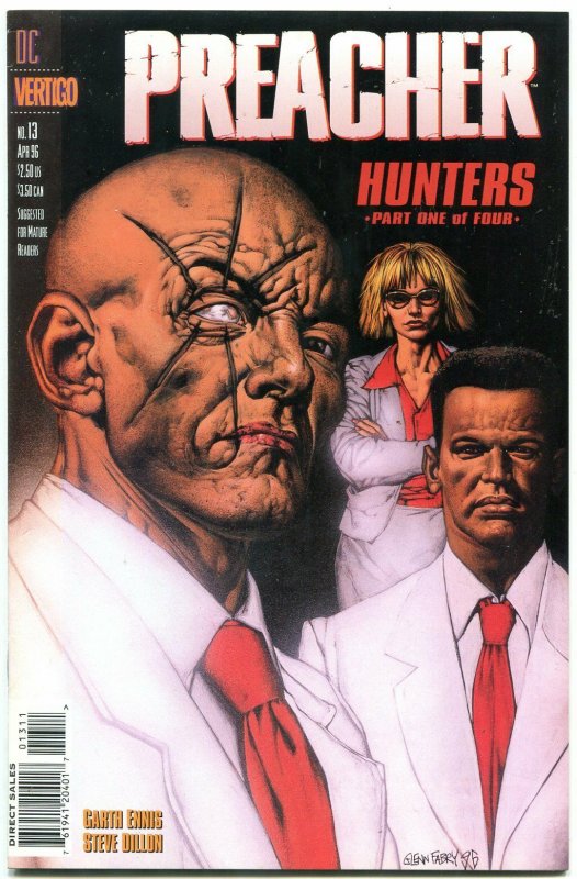 PREACHER #13-HUNTERS-GARTH ENNIS/STEVE DILLON-1st Herr Starr-NM-