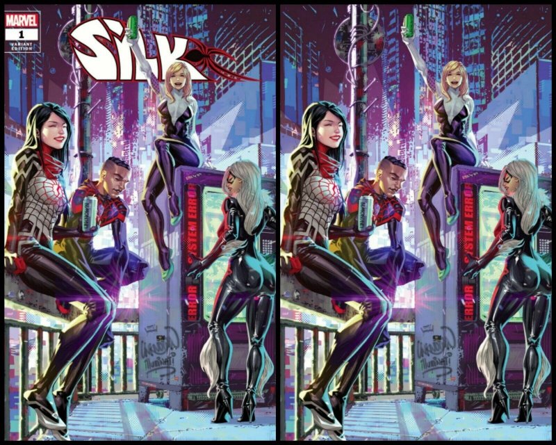 ?? Silk #1 Kael Ngu Virgin trade set ?️ Spider-man gwenom crain miles venom