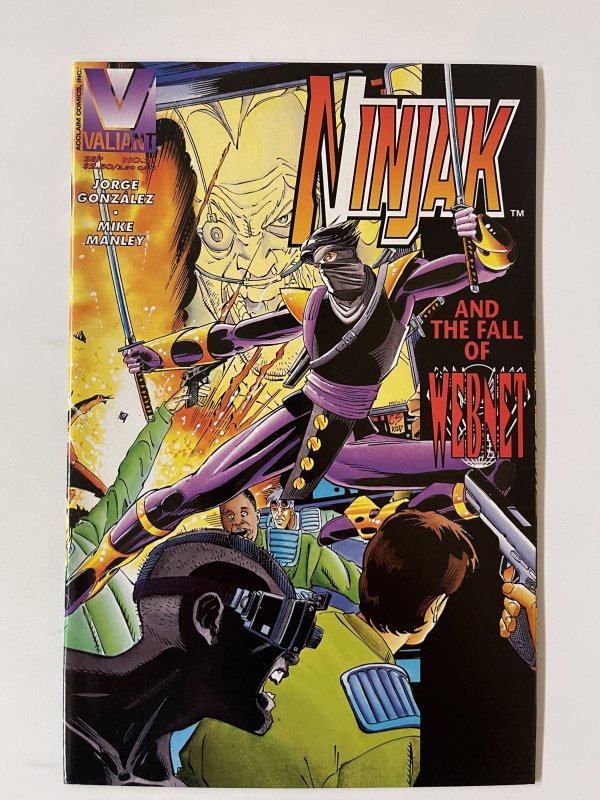 Ninjak #21  - NM+   (1995)