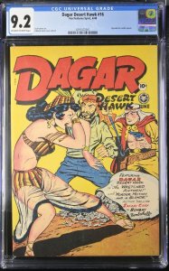 Dagar Desert Hawk #16 1948 CGC 9.2 - Pre Code Golden Age - High Grade