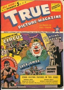 True Picture-Magazine #5 1941-Parents-Joe Louis-Sacajewa-circus-FR/G