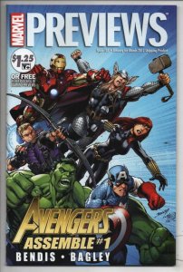 MARVEL PREVIEWS #101, NM, 2012, Avengers, Hulk Thor Iron Man