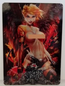 Devil's Misfits #1 Cover TY Dark Angel Metal Card Jamie Tyndall