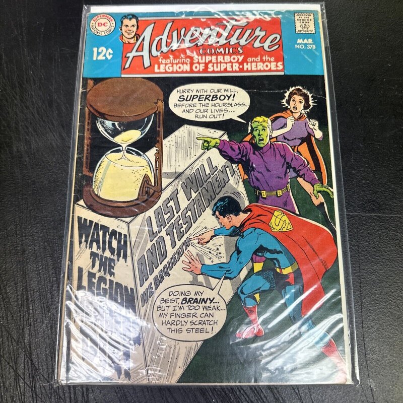 Adventure Comics #378 (1968) Legion Of Superheroes DC Silver Age ...