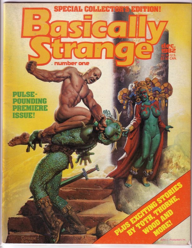 Basically Strange   #1 VG/FN Corben cover, Toth, Thorne, Bruce Jones, Wood