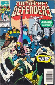 Secret Defenders #10 (Newsstand) FN ; Marvel | Silver Surfer War Machine