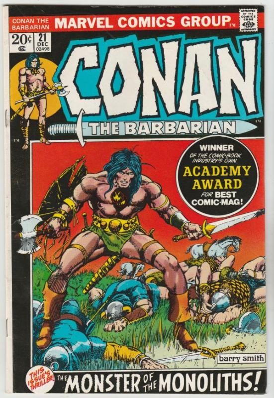 Conan the Barbarian #21 (Dec-72) NM- High-Grade Conan the Barbarian