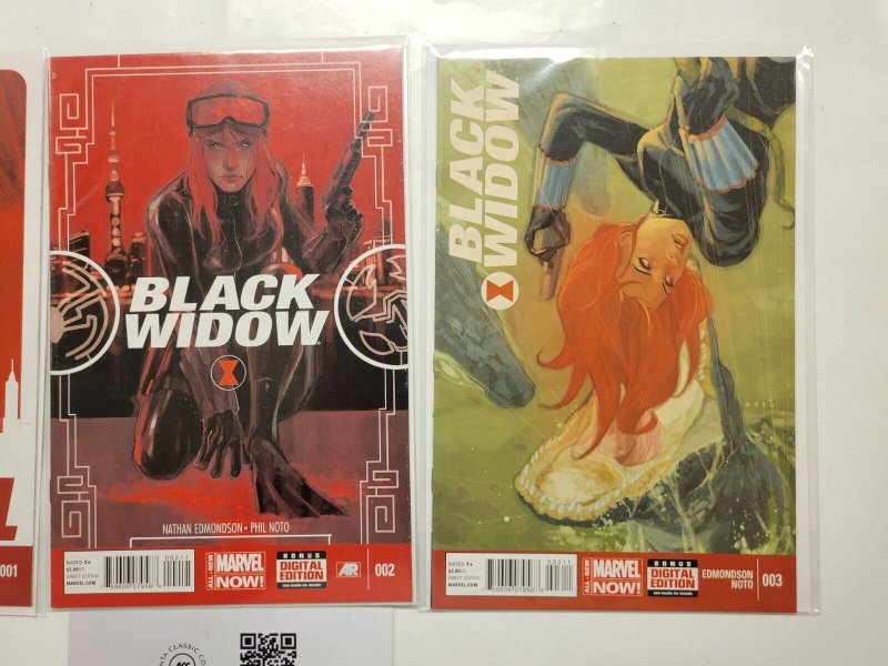 3 Black Widow Marvel Comic Books #1 2 3 22 RC41