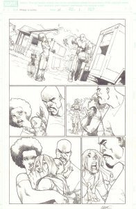 Avengers: The Initiative #24 p.1 - The Gauntlet 2008 art by Humberto Ramos