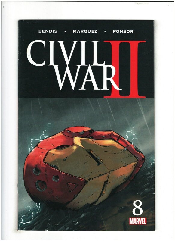 Civil War II #8 VF+ 8.5 Marvel Comics 2017 Iron Man & Captain Marvel