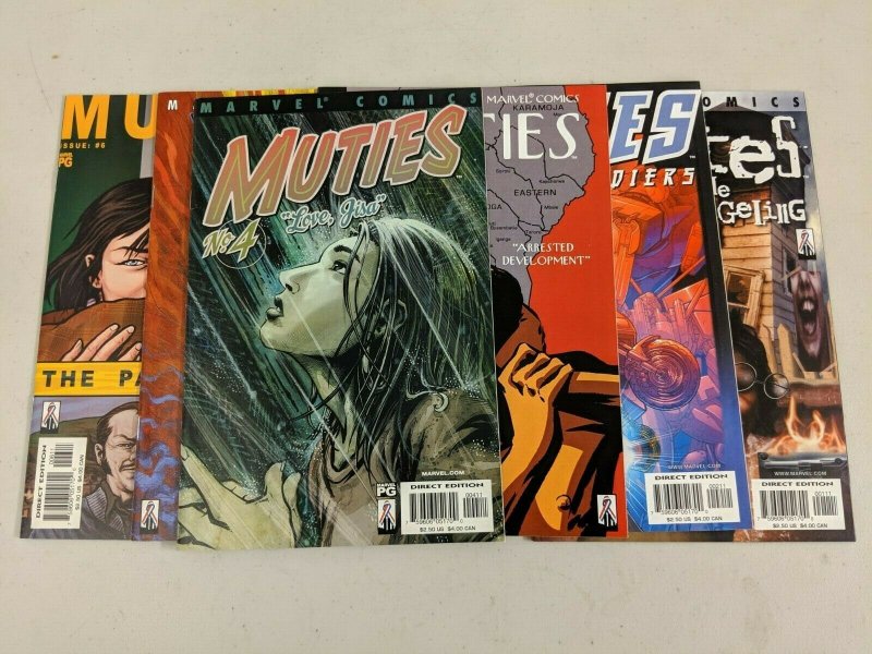 Muties #1-6 1 2 3 4 5 6 - Complete Set X-Men Tie-In - (Marvel 2002) - (8.0+)  