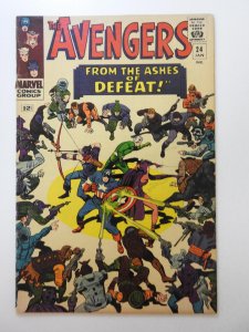 The Avengers #24 (1966) vs Kang The Conqueror! Sharp VG+ Condition!!