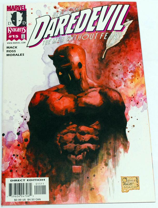 Daredevil #15 (2nd Series, April 2001, Marvel Knights) 9.4 NM